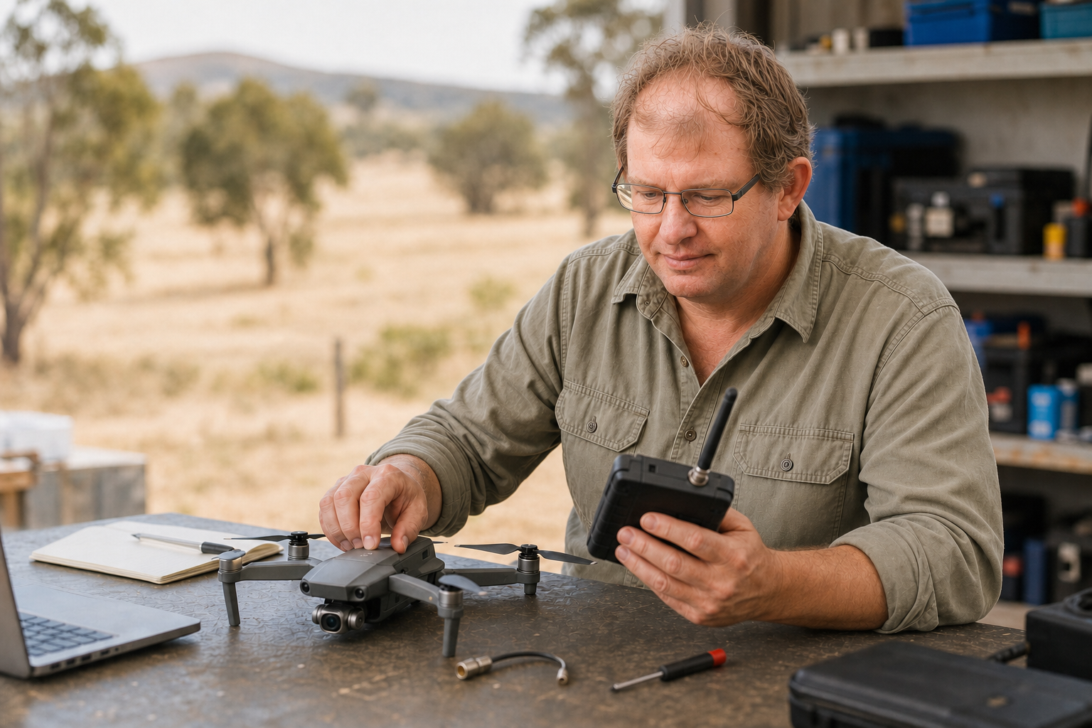 Created by David M. Gilbert. Built around Australian rural needs.